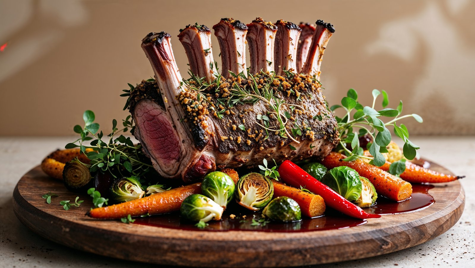 Herb-Crusted Rack of Lamb